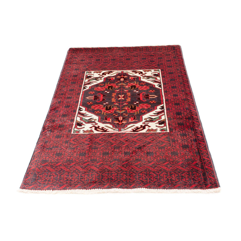 Alfombra Belutsch - 156 x 87 cm - rojo oscuro