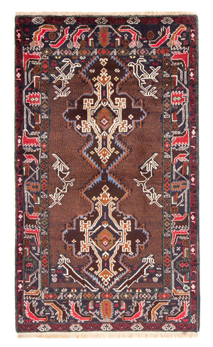 Alfombra de pasillo Alfombra Belutsch - 201 x 112 cm - chocolate claro
