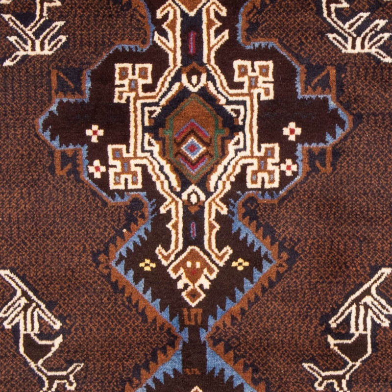 Alfombra de pasillo Alfombra Belutsch - 201 x 112 cm - chocolate claro