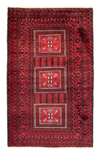 Alfombra Belutsch - 217 x 121 cm - rojo