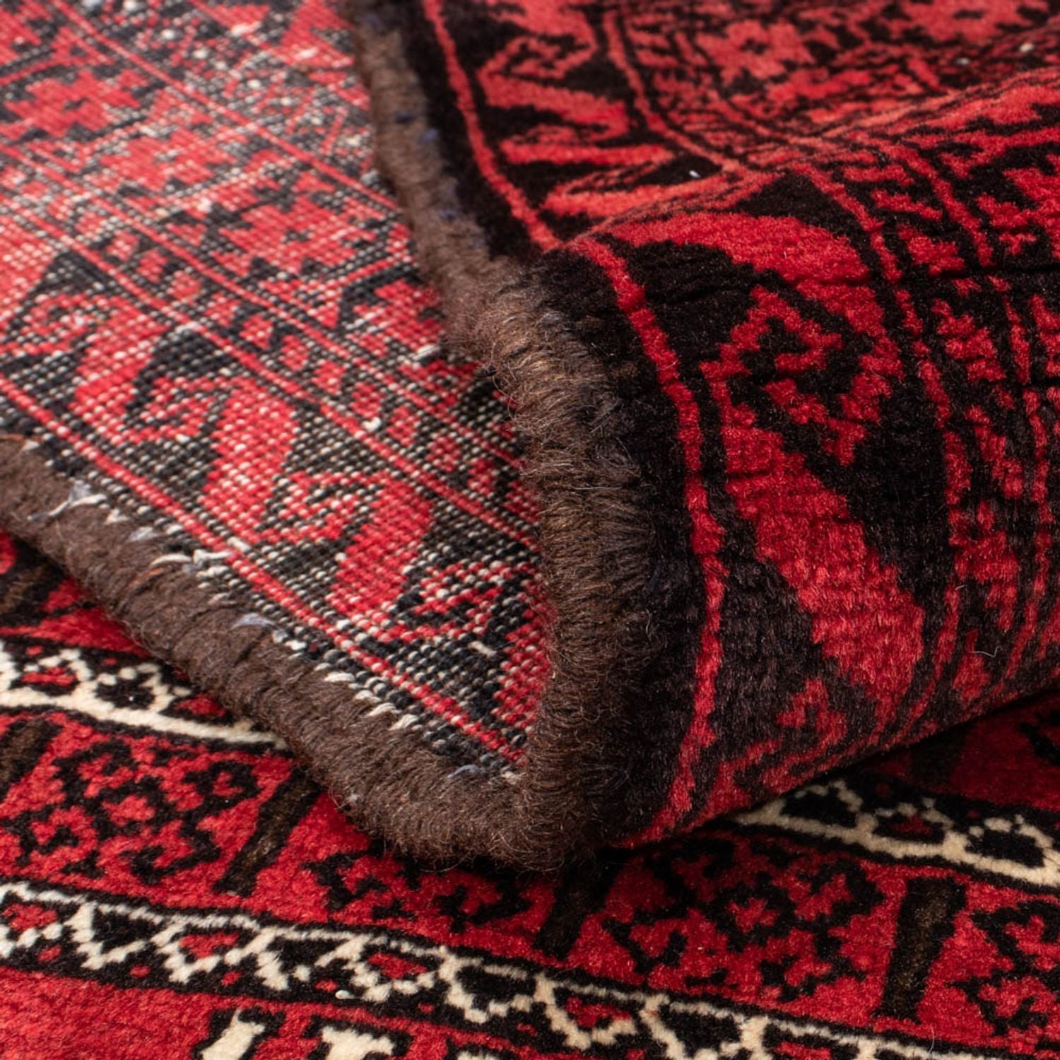 Alfombra Belutsch - 217 x 121 cm - rojo