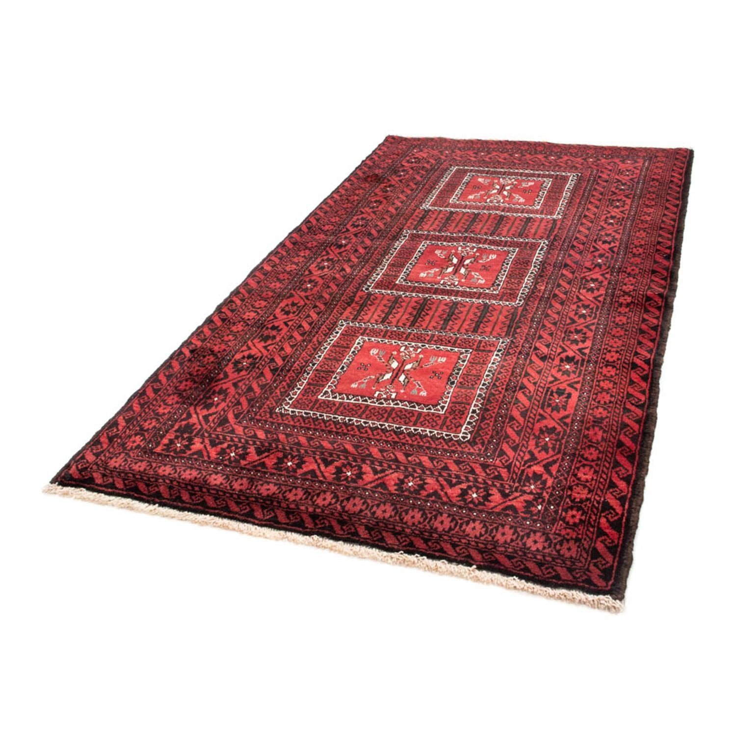 Alfombra Belutsch - 217 x 121 cm - rojo