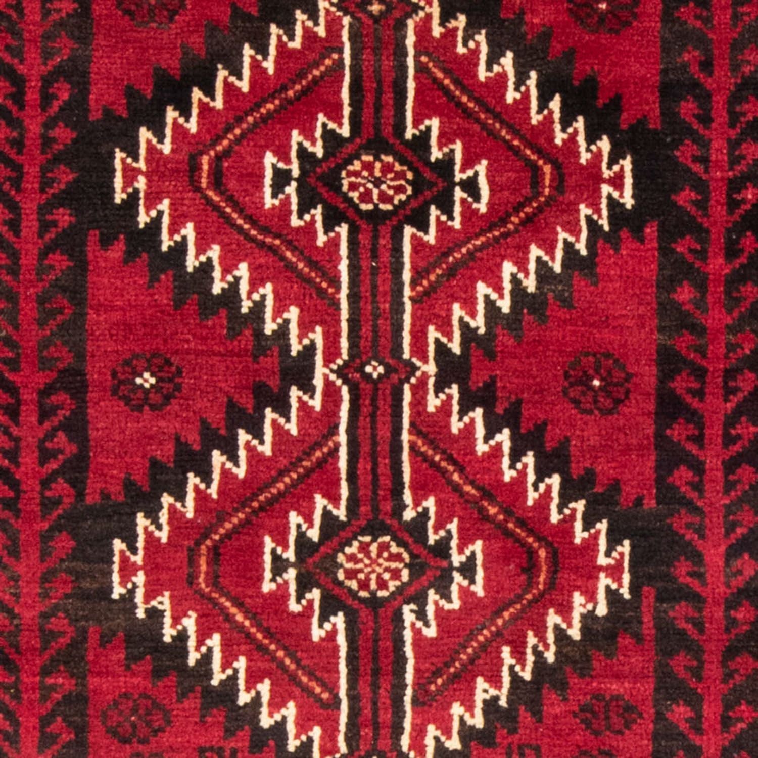 Alfombra Belutsch - 194 x 124 cm - rojo