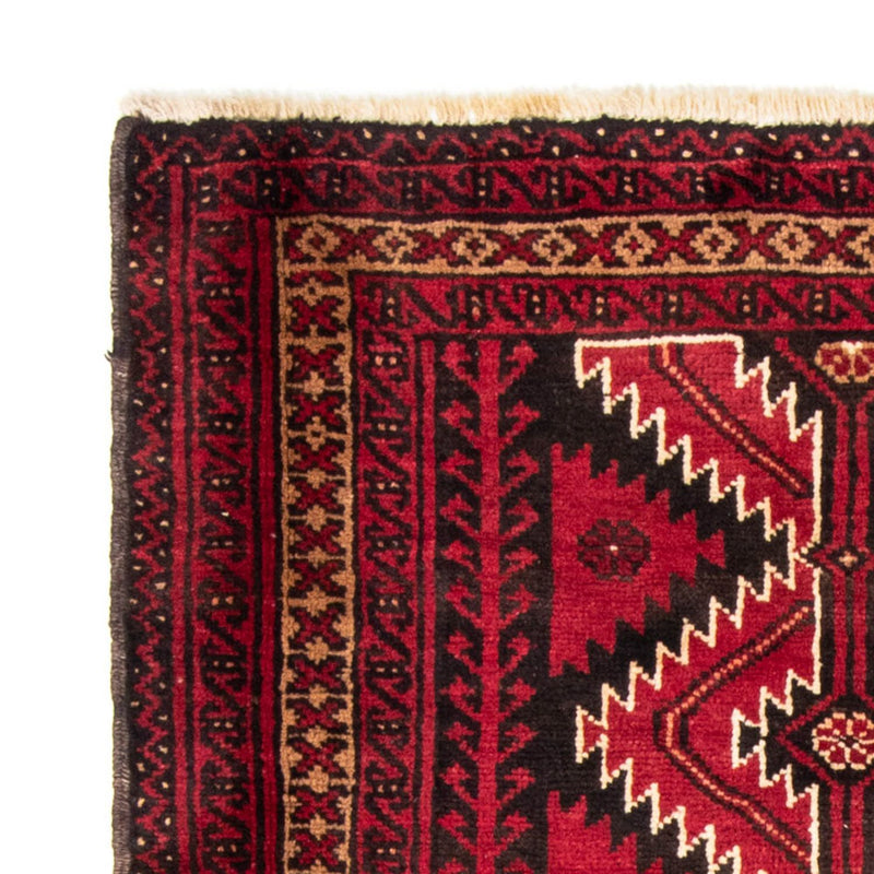 Alfombra Belutsch - 194 x 124 cm - rojo