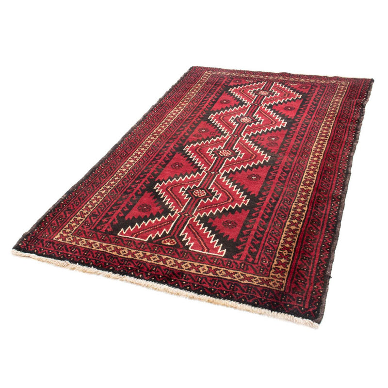Alfombra Belutsch - 194 x 124 cm - rojo