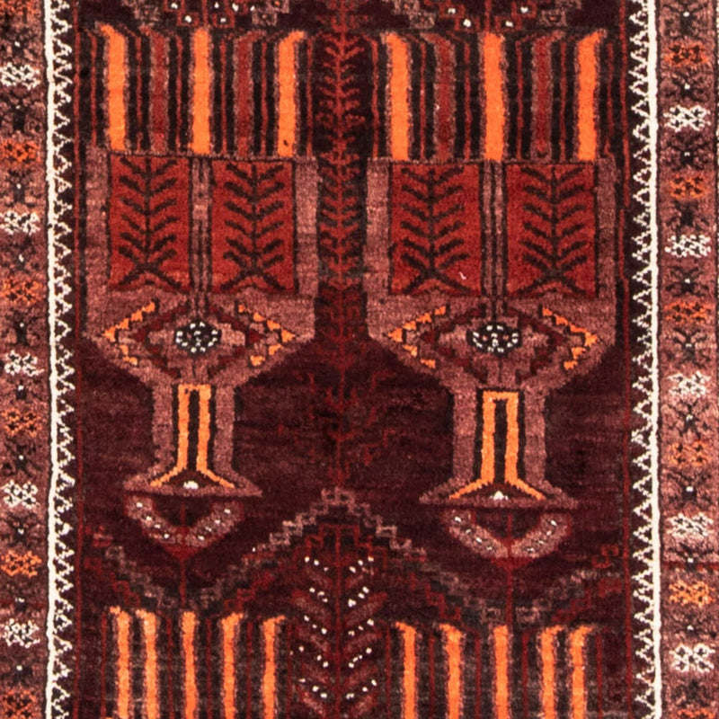 Alfombra de pasillo Alfombra Belutsch - 239 x 109 cm - óxido