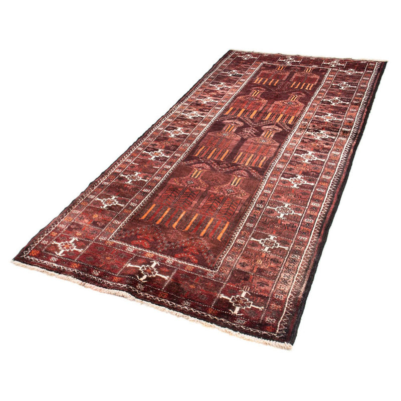 Alfombra de pasillo Alfombra Belutsch - 239 x 109 cm - óxido