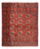 Alfombra Belutsch - 143 x 121 cm - rojo oscuro