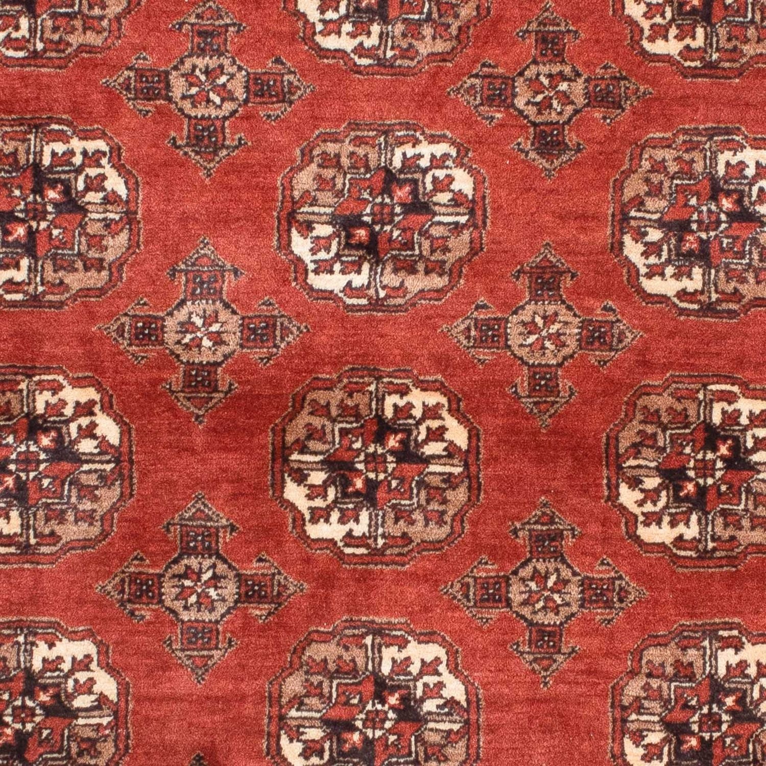 Alfombra Belutsch - 143 x 121 cm - rojo oscuro