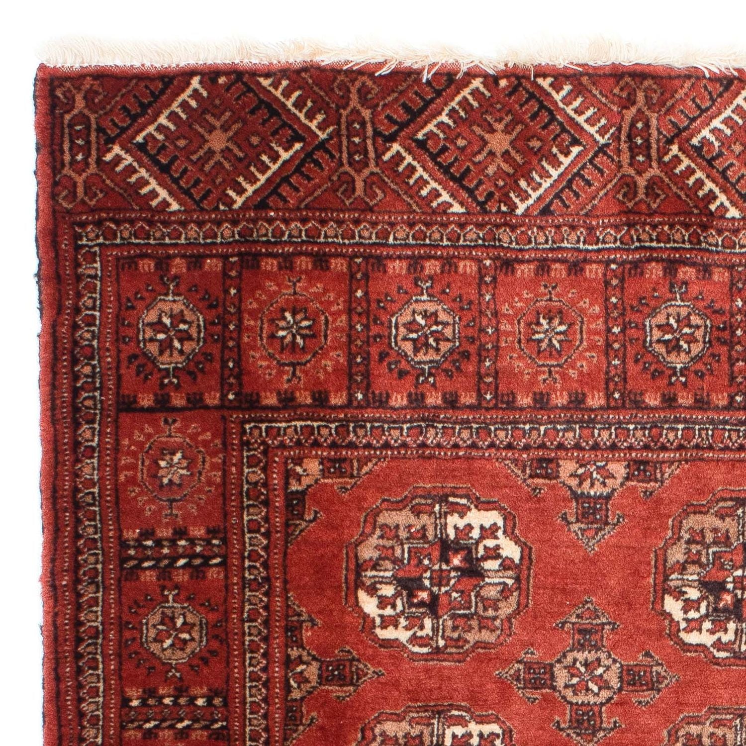 Alfombra Belutsch - 143 x 121 cm - rojo oscuro