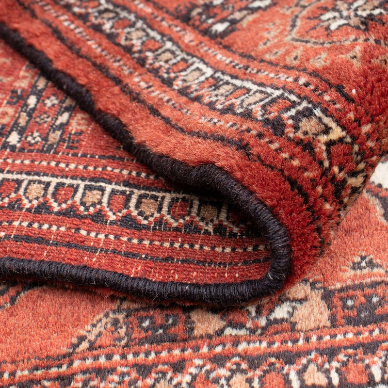 Alfombra Belutsch - 143 x 121 cm - rojo oscuro