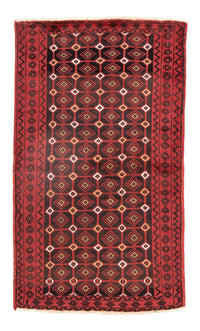Alfombra de pasillo Alfombra Belutsch - 188 x 107 cm - rojo