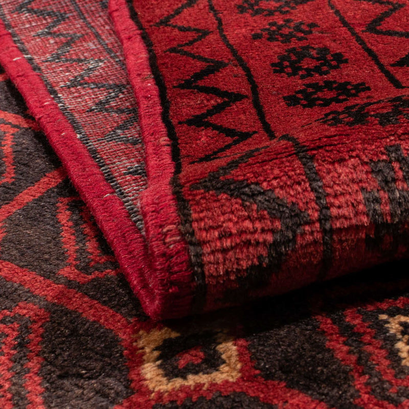 Alfombra de pasillo Alfombra Belutsch - 188 x 107 cm - rojo