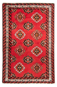 Alfombra Belutsch - 206 x 131 cm - rojo