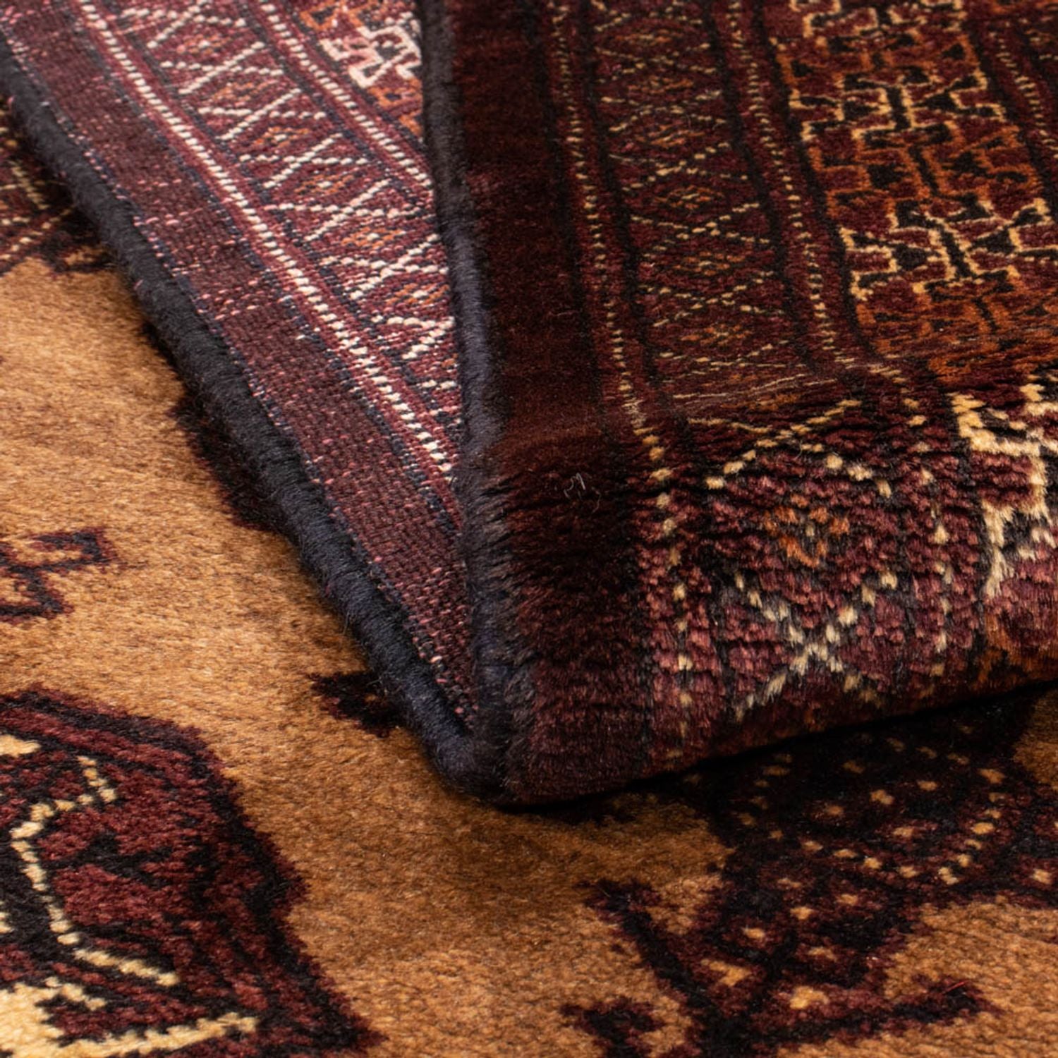 Alfombra de pasillo Alfombra Belutsch - 196 x 108 cm - óxido