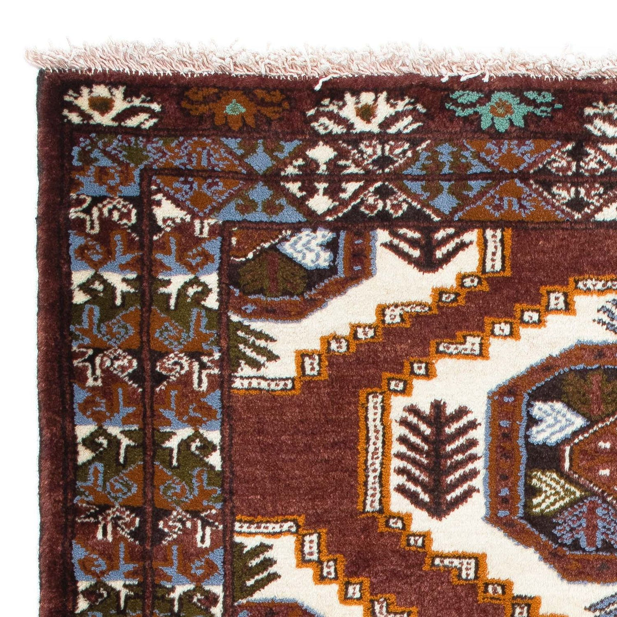 Alfombra Belutsch - 160 x 102 cm - marrón
