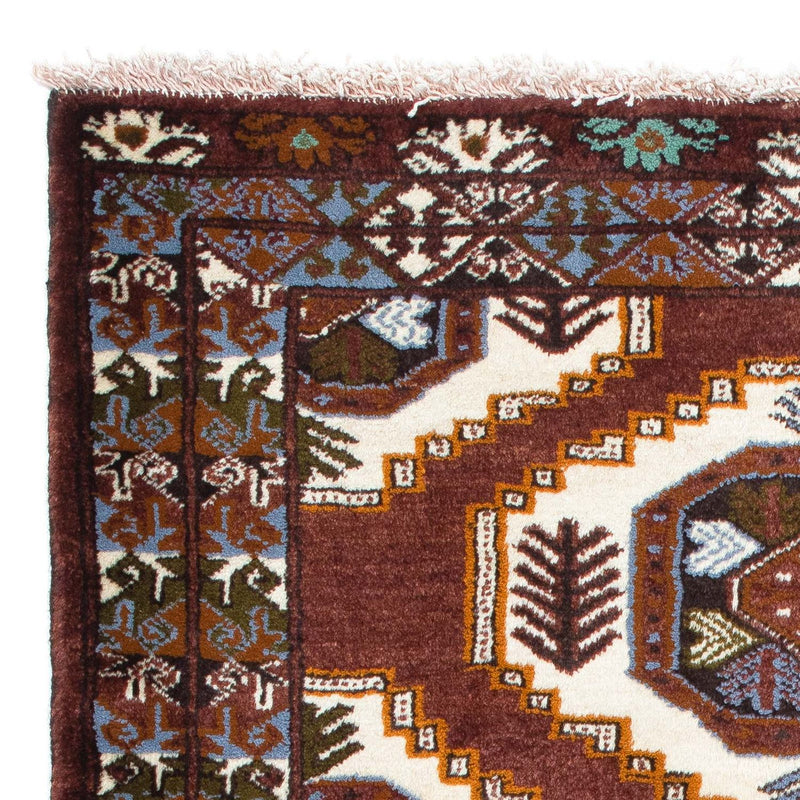 Alfombra Belutsch - 160 x 102 cm - marrón