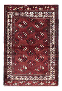 Alfombra Belutsch - 145 x 102 cm - rojo oscuro