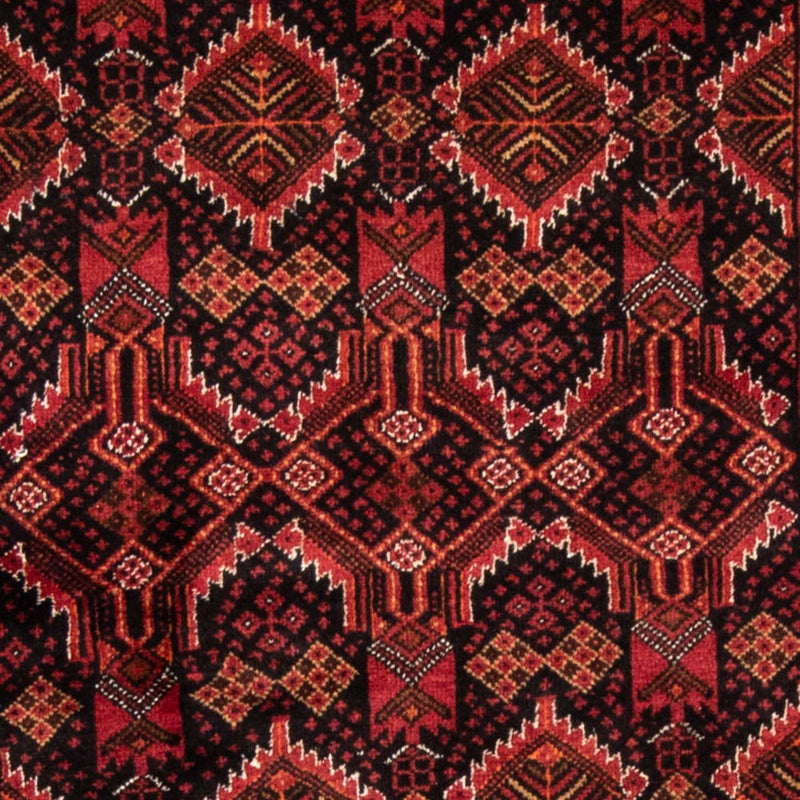 Alfombra de pasillo Alfombra Belutsch - 184 x 96 cm - rojo oscuro