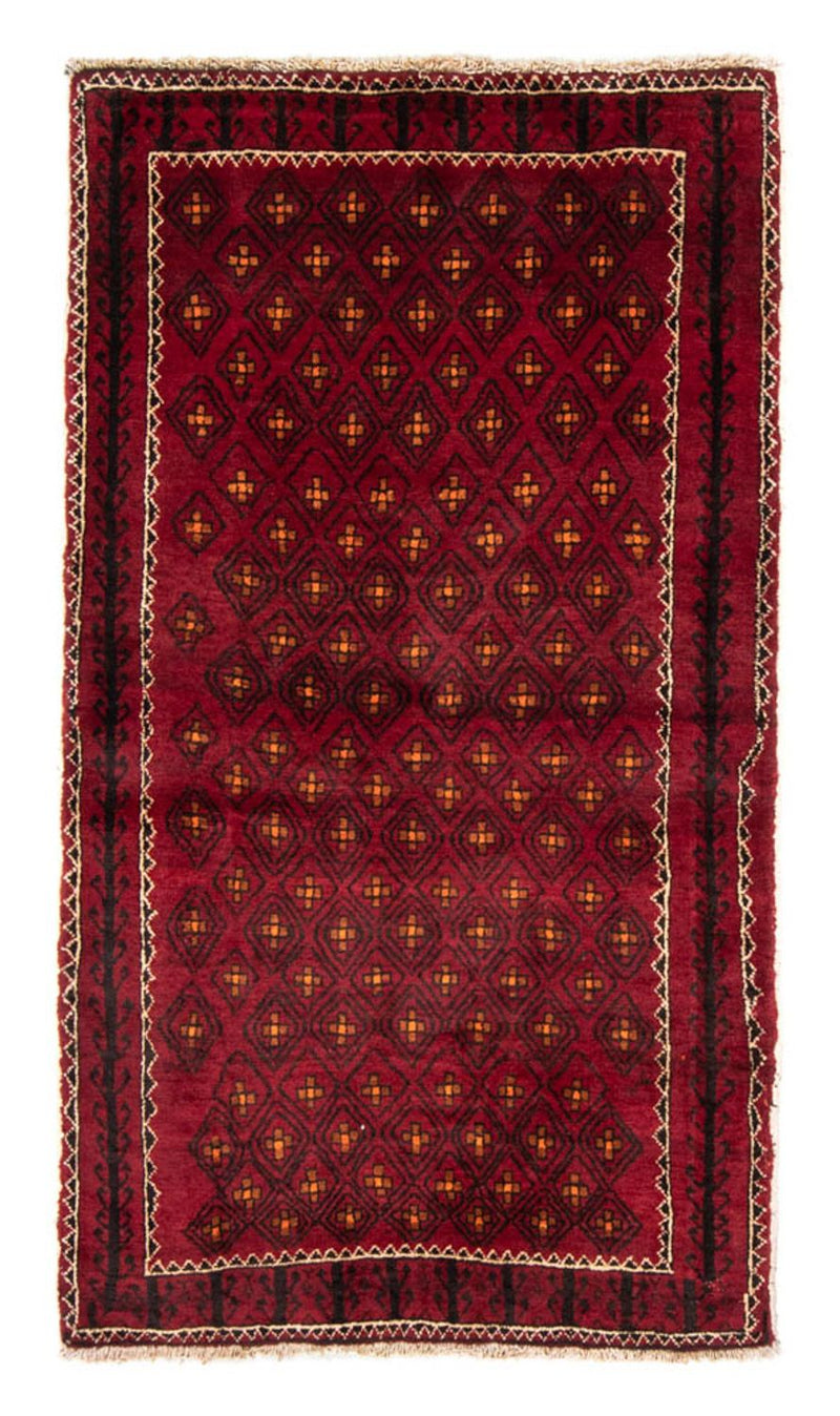 Alfombra de pasillo Alfombra Belutsch - 182 x 103 cm - rojo oscuro