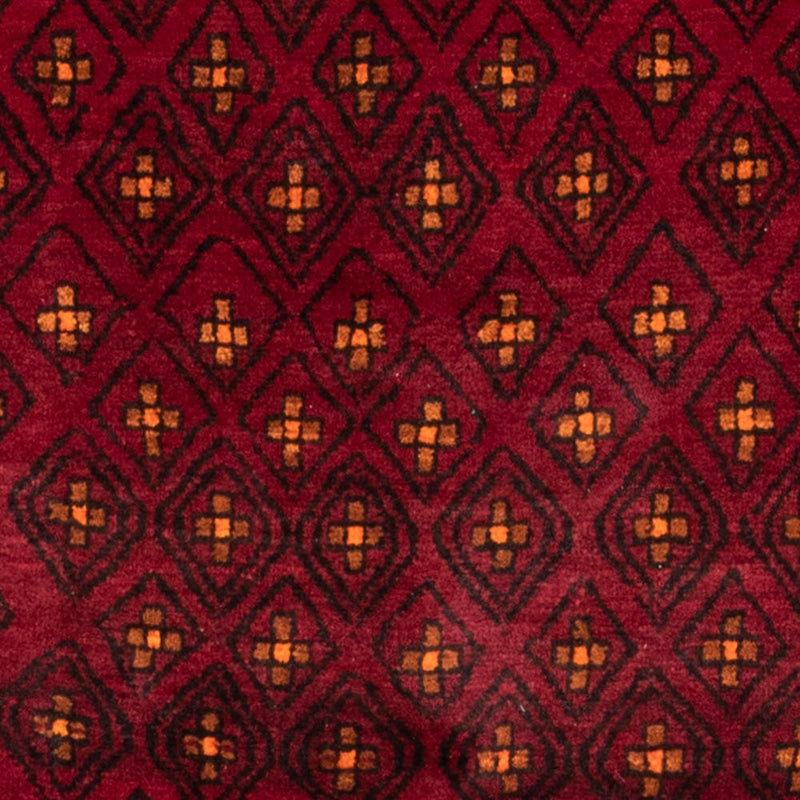 Alfombra de pasillo Alfombra Belutsch - 182 x 103 cm - rojo oscuro
