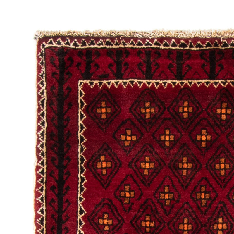 Alfombra de pasillo Alfombra Belutsch - 182 x 103 cm - rojo oscuro
