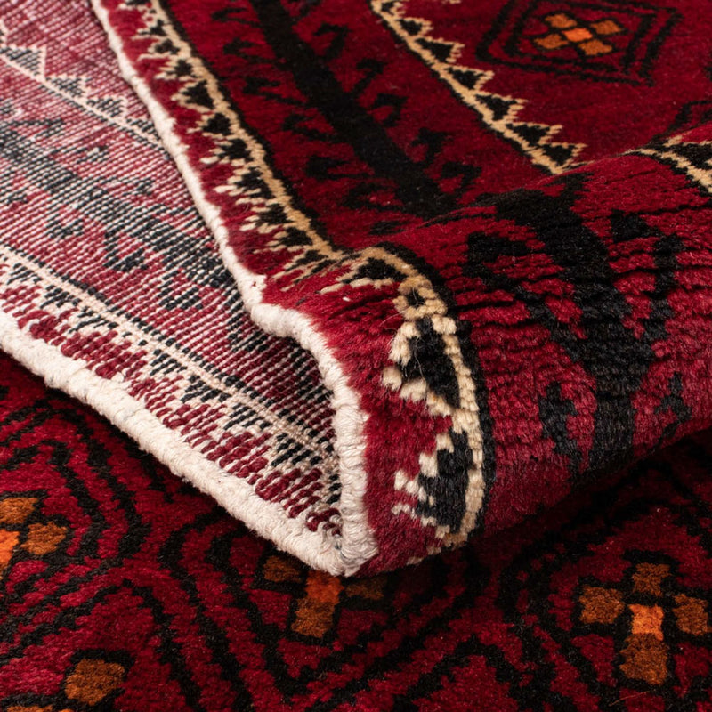 Alfombra de pasillo Alfombra Belutsch - 182 x 103 cm - rojo oscuro