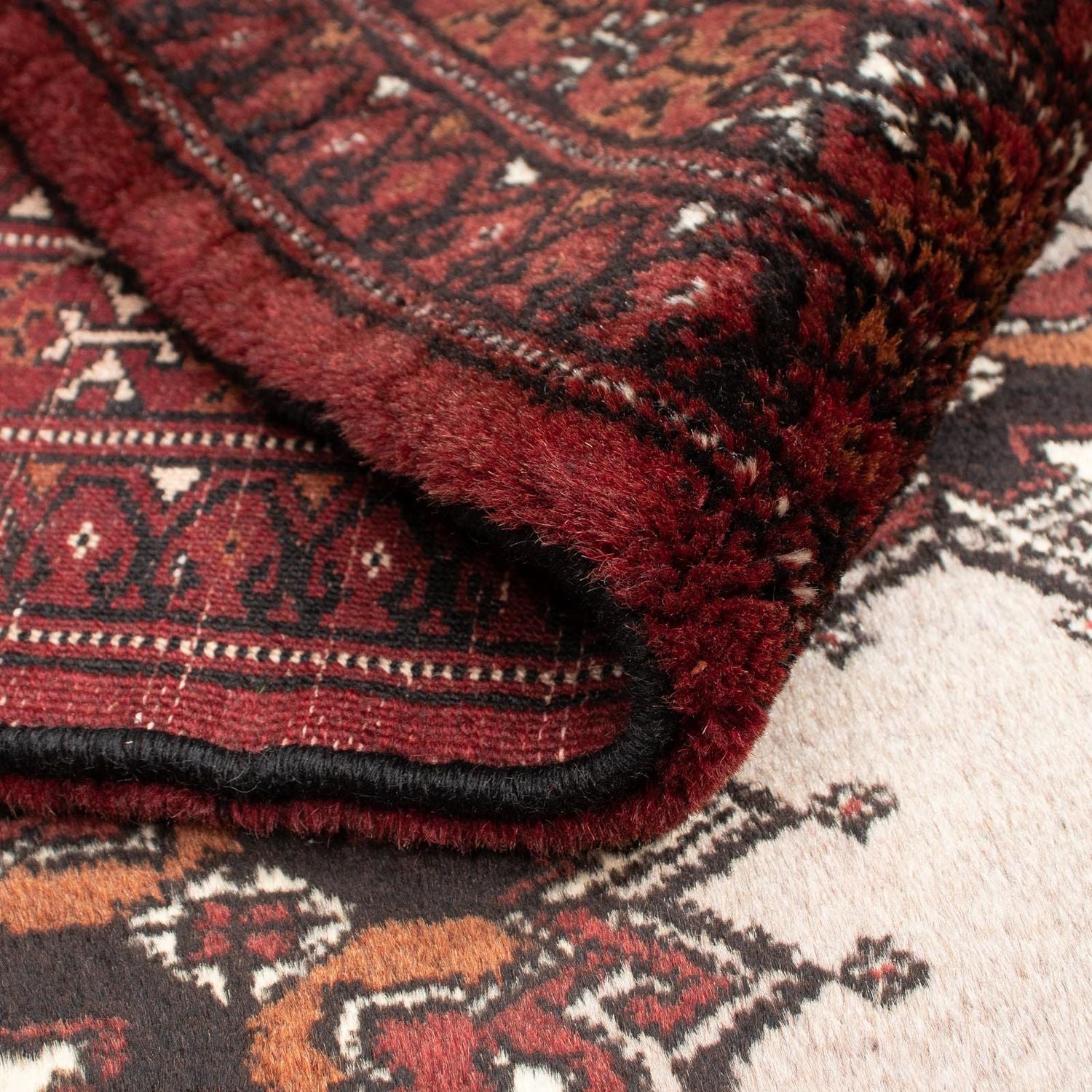 Alfombra Belutsch - 154 x 112 cm - gris
