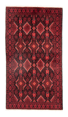 Alfombra de pasillo Alfombra Belutsch - 187 x 103 cm - rojo