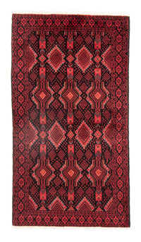 Alfombra de pasillo Alfombra Belutsch - 187 x 103 cm - rojo