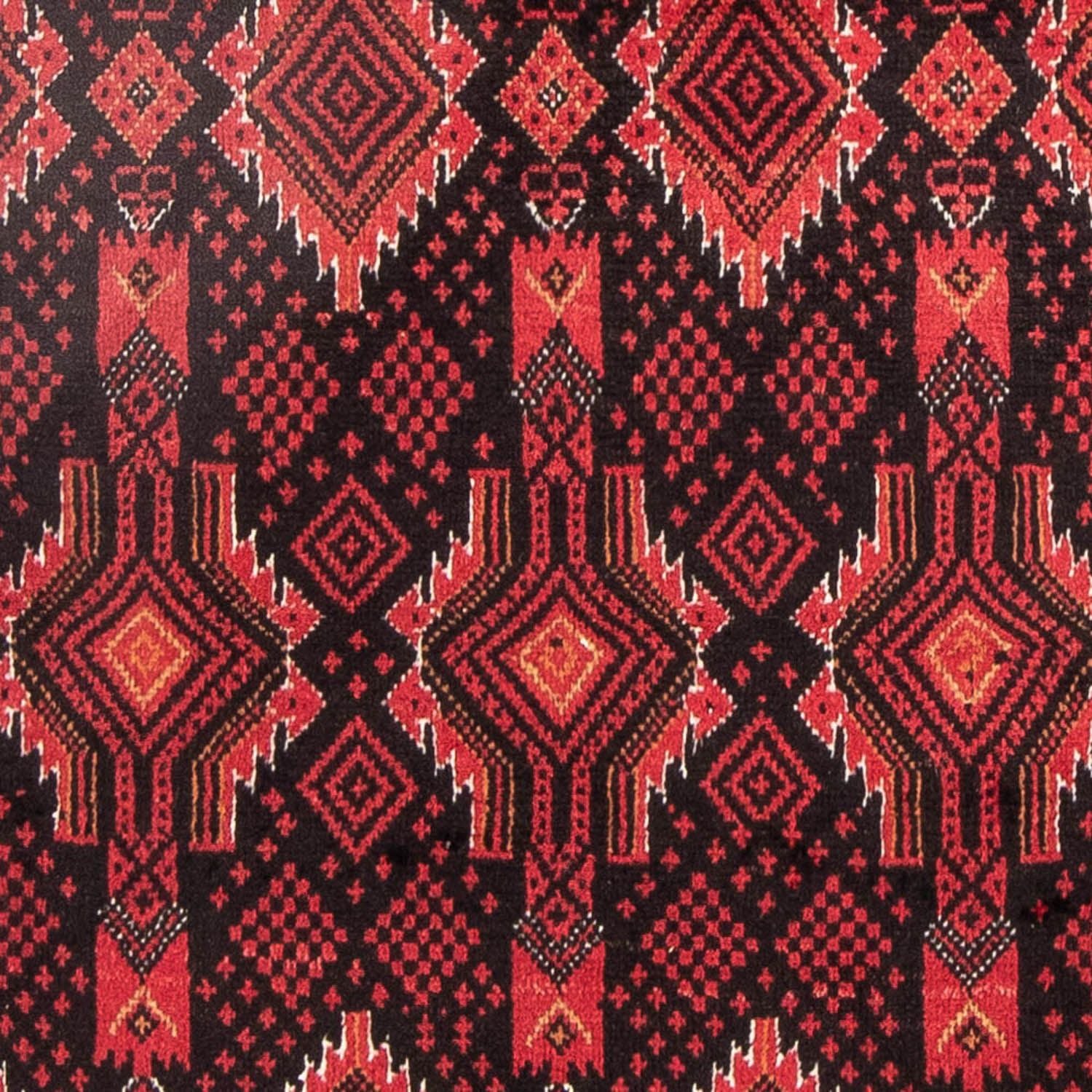 Alfombra de pasillo Alfombra Belutsch - 187 x 103 cm - rojo