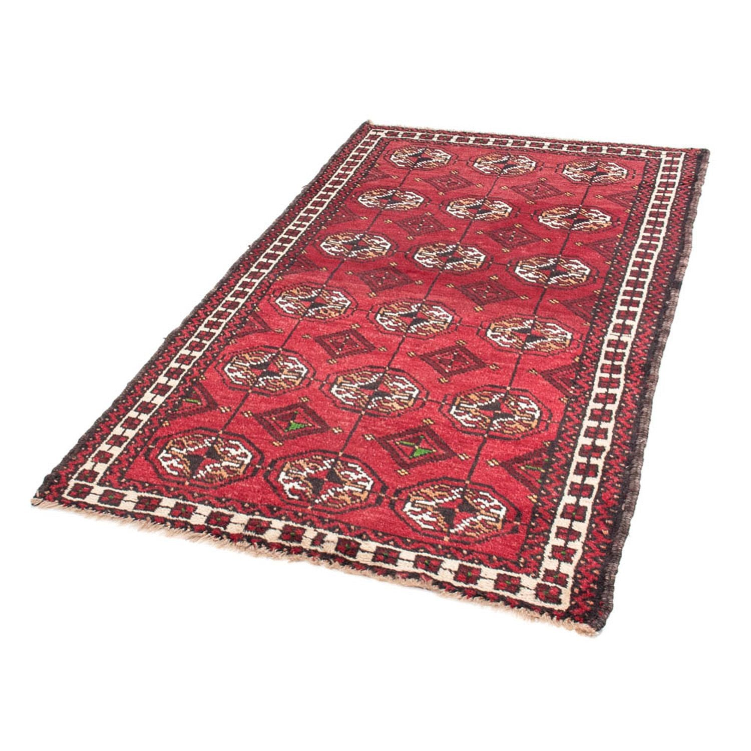 Alfombra Belutsch - 165 x 108 cm - rojo