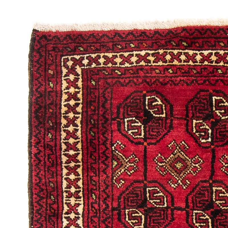 Alfombra Belutsch - 190 x 138 cm - rojo oscuro