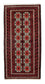 Alfombra Belutsch - 158 x 82 cm - rojo oscuro