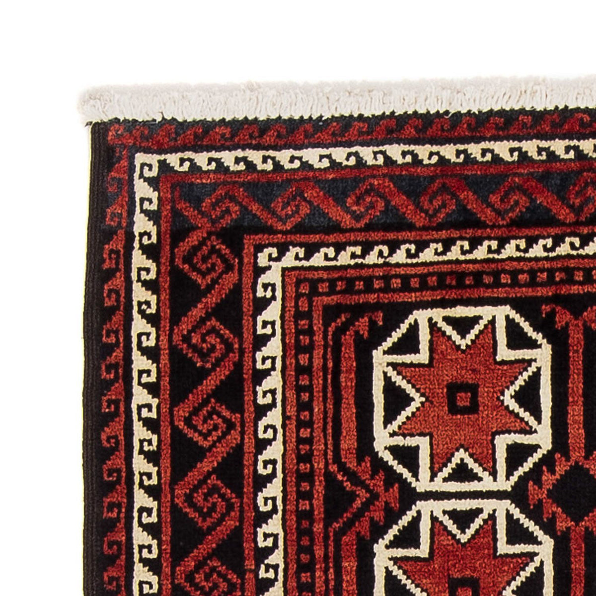 Alfombra Belutsch - 158 x 82 cm - rojo oscuro