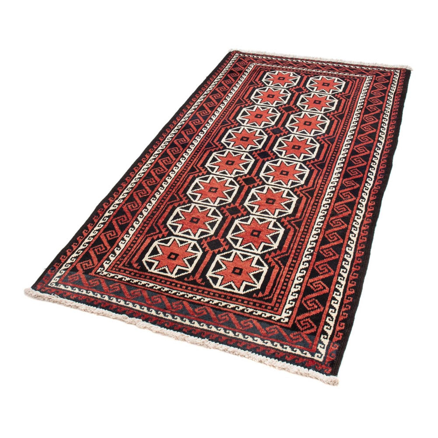 Alfombra Belutsch - 158 x 82 cm - rojo oscuro