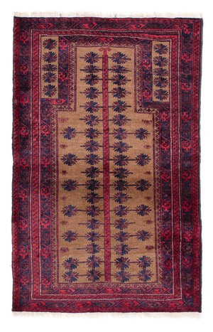 Alfombra Belutsch - 147 x 89 cm - marrón