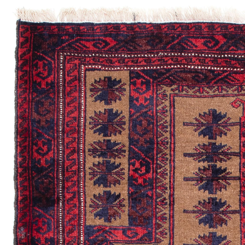 Alfombra Belutsch - 147 x 89 cm - marrón
