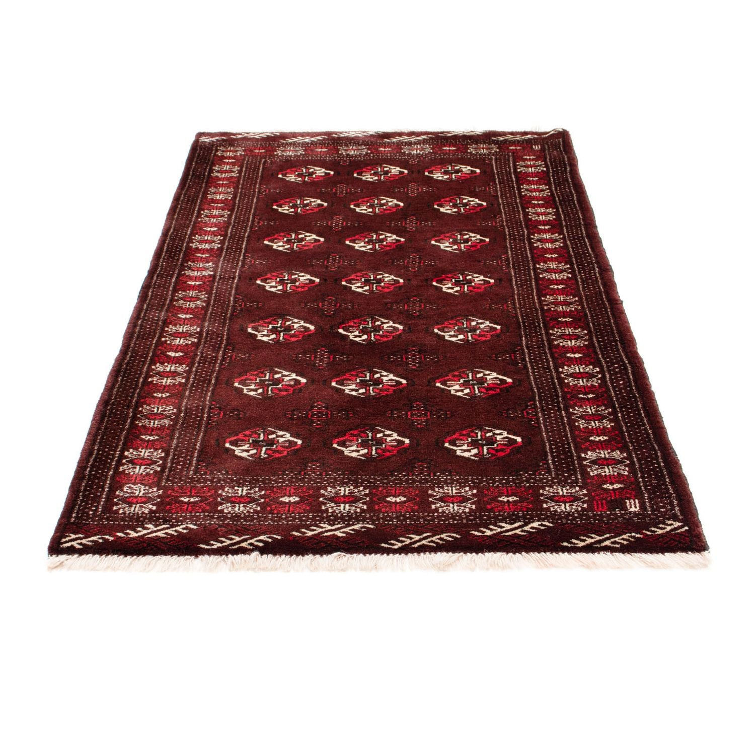 Alfombra Belutsch - 167 x 101 cm - marrón oscuro
