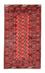 Alfombra de pasillo Alfombra Belutsch - 179 x 102 cm - rojo