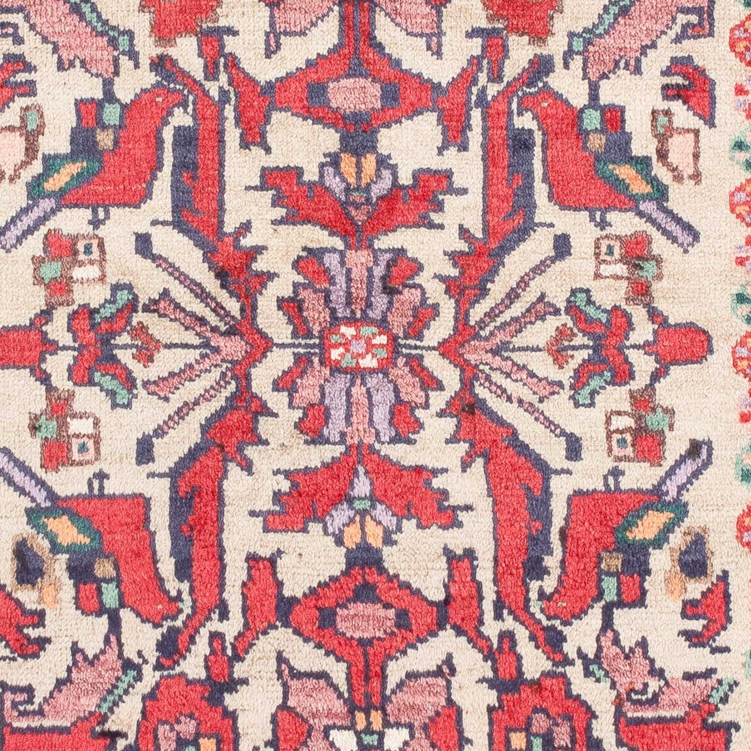 Alfombra Belutsch - 152 x 93 cm - rojo