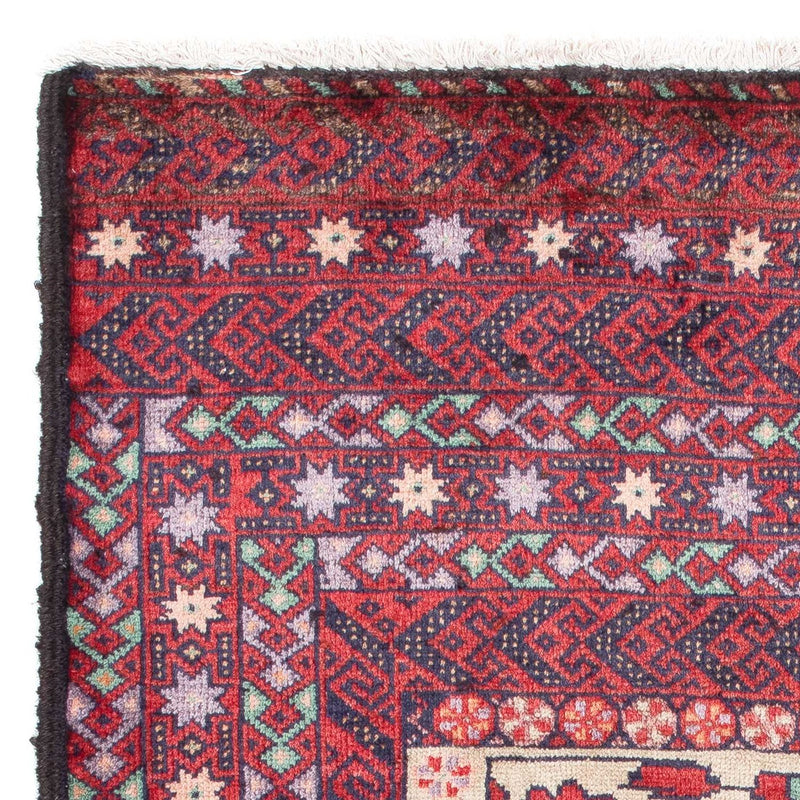Alfombra Belutsch - 152 x 93 cm - rojo
