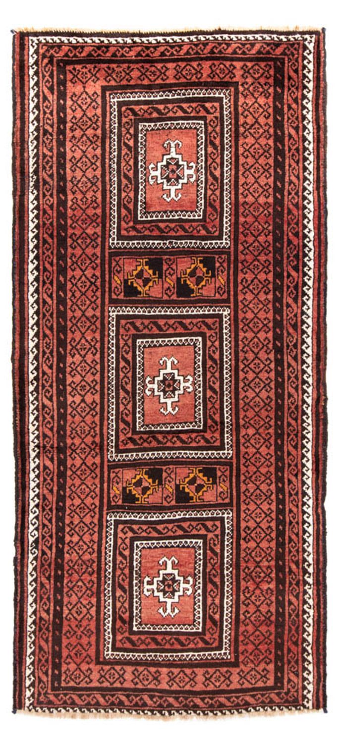 Alfombra de pasillo Alfombra Belutsch - 240 x 114 cm - óxido