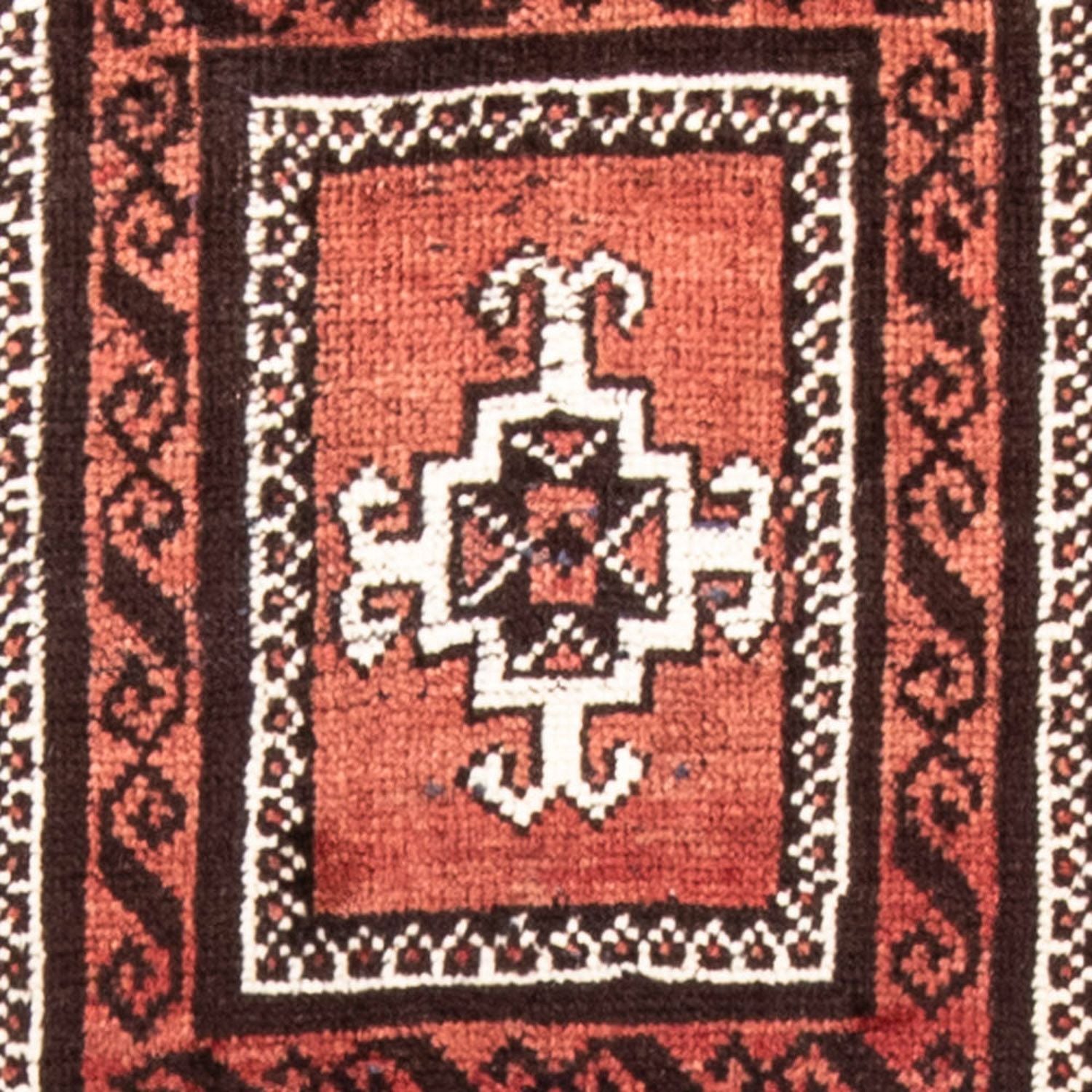 Alfombra de pasillo Alfombra Belutsch - 240 x 114 cm - óxido