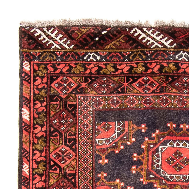 Alfombra de pasillo Alfombra Belutsch - 194 x 105 cm - rojo claro