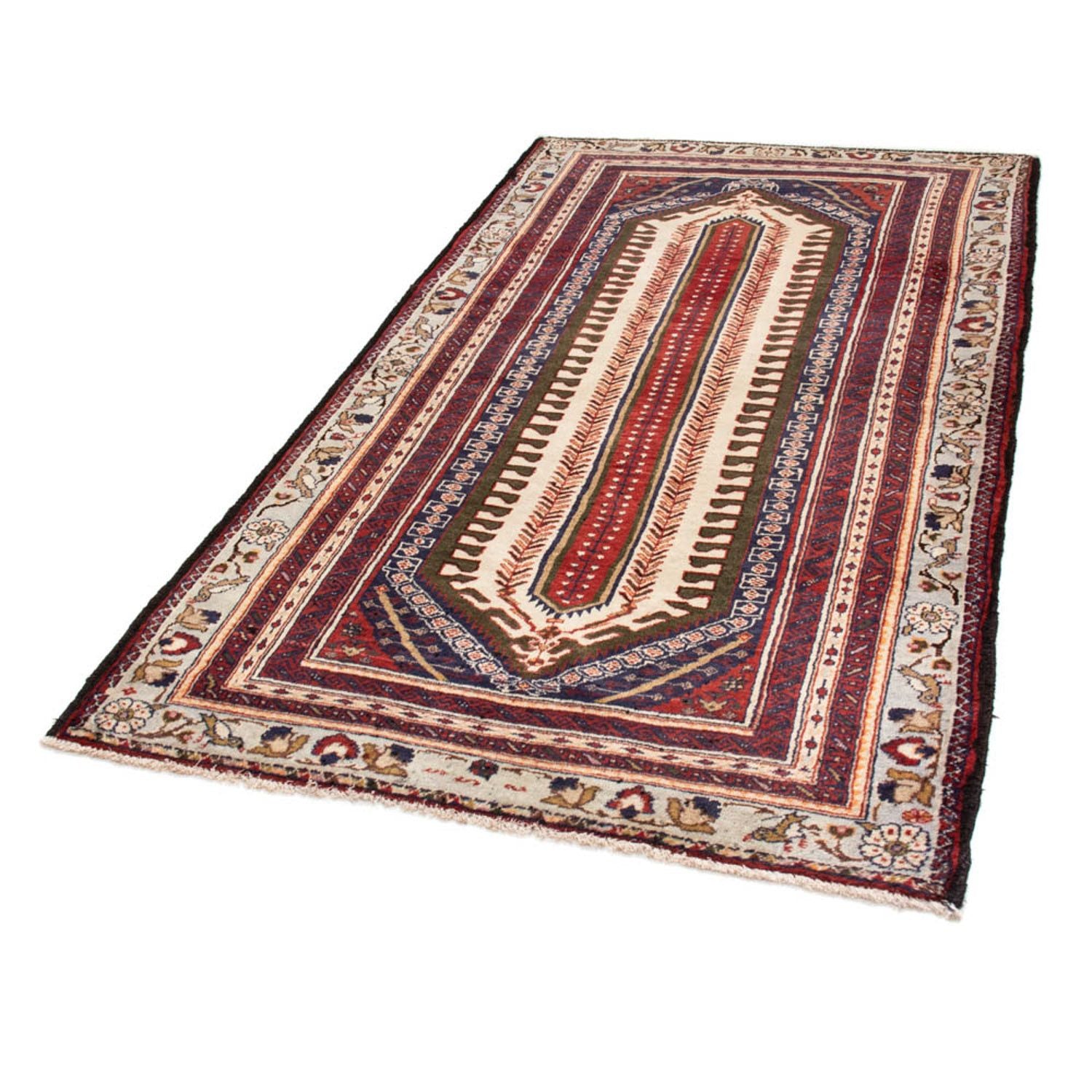 Alfombra Belutsch - 207 x 117 cm - rojo