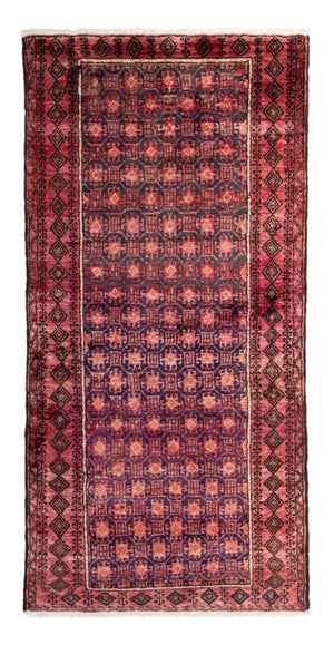 Alfombra de pasillo Alfombra Belutsch - 227 x 110 cm - rojo claro