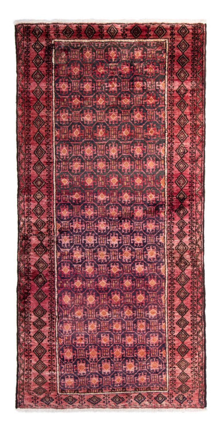 Alfombra de pasillo Alfombra Belutsch - 227 x 110 cm - rojo claro