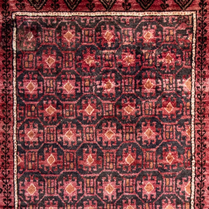 Alfombra de pasillo Alfombra Belutsch - 227 x 110 cm - rojo claro