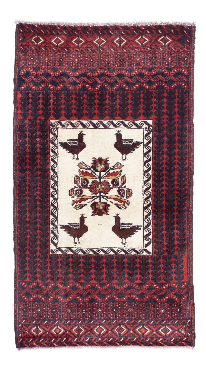 Alfombra Belutsch - 147 x 83 cm - rojo